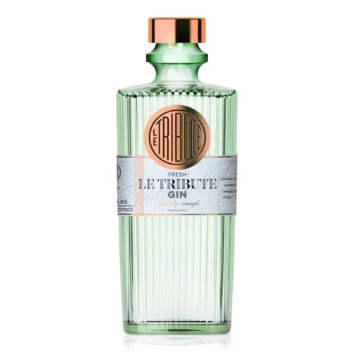 Le Tribute Gin 700 ml - Zitrusaromen und handverlesene Botanicals, natürliche Frische aus der Familien-Destillerie in Barcelona