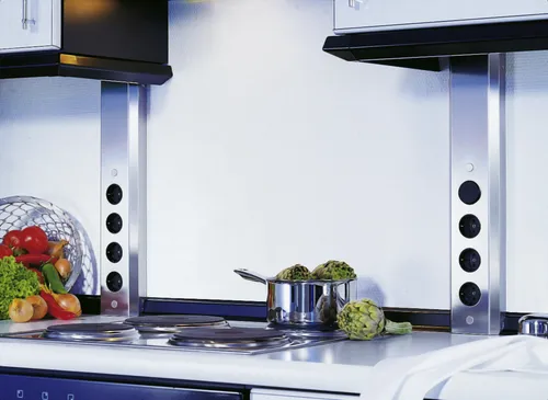 ST 3061 Energiesäule Edelstahl mit USB-Anschlüssen - Steckdosen & Zubehör, elegante Edelstahl-Optik und praktische USB-Anschlüsse für modernes Laden