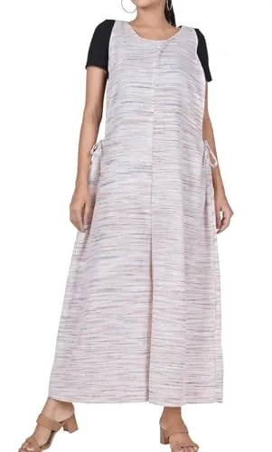 GURU SHOP Boho Jumpsuit in beige von Guru-Shop