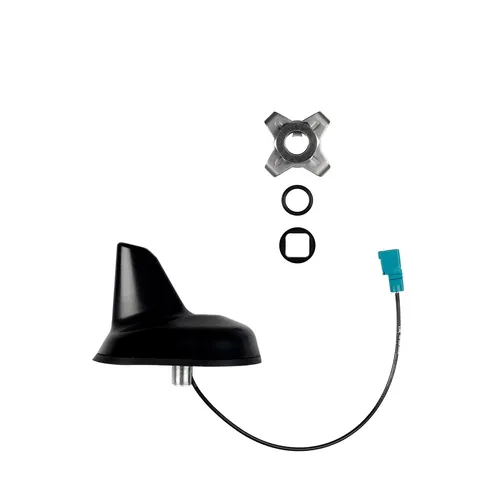 Eightwood Antenna DAB/DAB+ Con Cavo 3m E Base Magnetica SMA – Ricezione Radio Digitale Per Auto E Camper