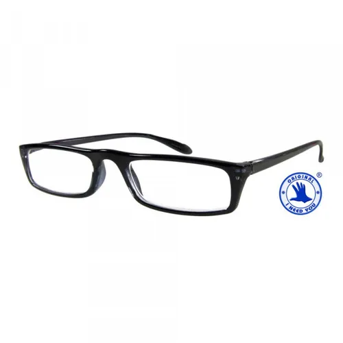 Halbbrille Florida Schwarz (+ 3,5 dpt) in schwarz von I Need You GmbH