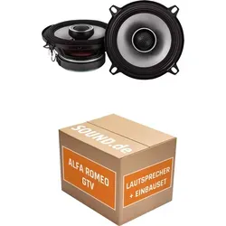 Alpine S2-S50 Lautsprecher Einbaupaket für Alfa Romeo GTV 916 (2003-2005) - Komplettset mit 2x 13 cm Koaxial-Lautsprechern für den einfachen Austausch in Ihrem Alfa Romeo GTV 916. Inklusive Adapterstecker und Zubehör für eine unkomplizierte Installation.