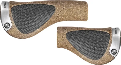 Ergon Lenkergriffe GP1-L - Komfortabel und anpassbar für Mountainbike und Touring - Fahrradgriffe mit optimaler Druckverteilung, perfekt für kleine bis große Hände. Individuelle Handauflagewinkel-Einstellung und schnell montierbarer Alu-Klemmring sorgen für höchsten Komfort.