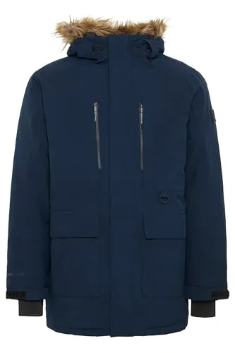 NORTH BEND NBBruce Herren Winterjacke - Atmungsaktiver Parka mit 10.000 mm Wassersäule - Funktionsjacke für Herren, bietet zuverlässigen Wetterschutz mit wasserdichter Membran und hoher Atmungsaktivität - ideal für Outdoor-Aktivitäten bei jedem Wetter.