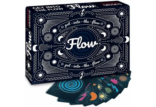 Goods+Gadgets Spiel Flow – Das schnellste Speed-Kartenspiel für 2–4 Spieler mit Adrenalin, Flow, Das wohl schnellste Kartenspiel!