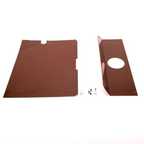 Rückwand RWS mit Wärmeleitblech S 2200 links, braun