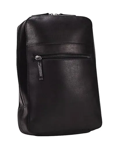 Leonhard Heyden Dakota Crossbody Tasche aus Leder - Taschen für Unisex Erwachsene, elegante Umhängetasche aus hochwertigem Leder mit abnehmbaren Trägern und wasserabweisendem Design – ideal für Beruf und Freizeit.