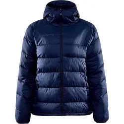 Craft Isolations-Daunenjacke Core Explore Isolate - Damen, Größe XS - Dunkelblau - Funktionsjacken mit Wärmepolsterung aus Recyclingpolyester, ideal für kalte Tage und perfekt zum Anbringen eines Logos – ideal für Outdoor-Aktivitäten.