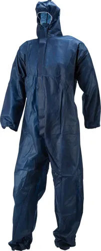 Einwegschmutzanzug, blau Größe: XXL