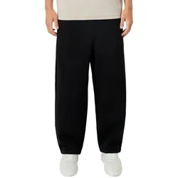 QS Jogginghose mit elastischem Bund in Schwarz (Größe L)