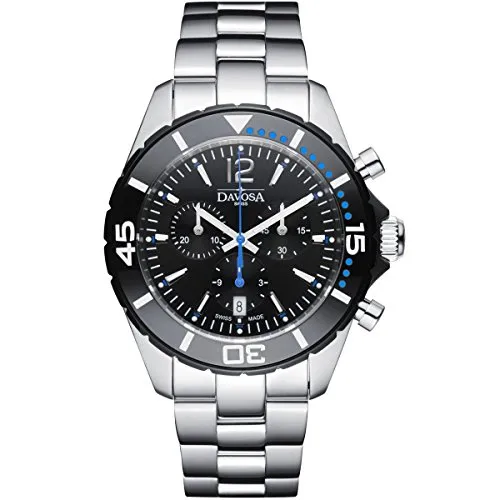 Davosa Nautic Star Chronograph Ref: 163.473.45 - Armbanduhr für Unisex Erwachsene, sportlich und präzise, ideal für Wasserliebhaber und Outdoor-Aktivitäten.