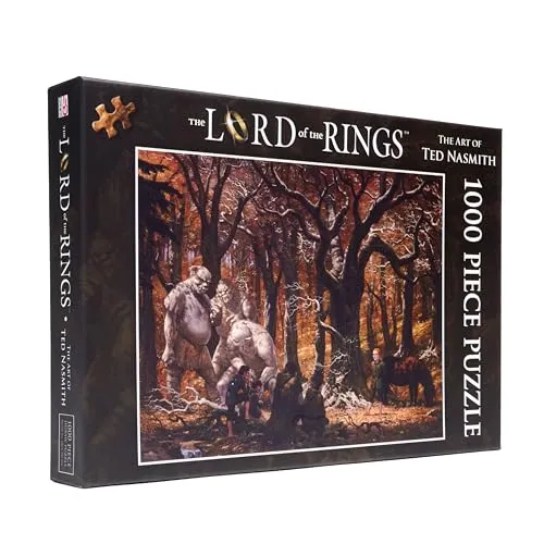 Thames & Kosmos , 696202, The Lord of The Rings: Trollshaws, 1000 Piece Jigsaw Puzzle, Puzzle, Ages 10+