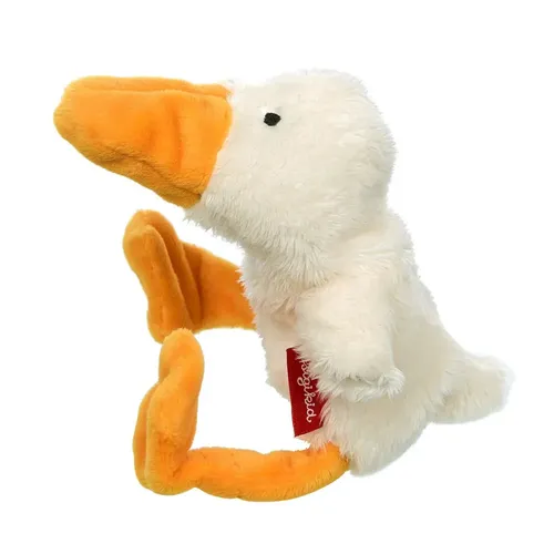SIGIKID 42594 Mini Ente - Kuscheliges Babyspielzeug für Mädchen und Jungen, ideal als Mitgebsel und waschbar bei 30°C