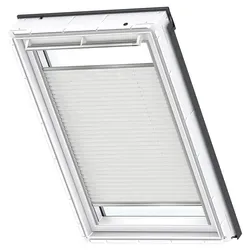 Produktbild VELUX Wabenplissee Uni Weiß 1045 mit Aluminiumschiene
