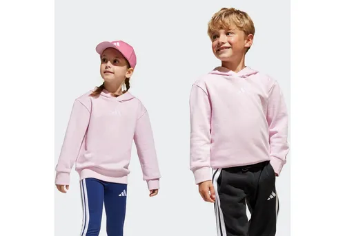 adidas Sportswear Kapuzensweatshirt LK SL FL HD - Hoodies für Kinder mit warmem Fleecematerial und sportlichem 3-Streifen Logo – ideal für Abenteuer drinnen und draußen, aus mindestens 70 % recycelten Materialien.