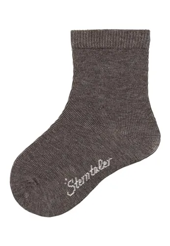 Sterntaler Unisex Socken Wolle, braun Melange, 26 von Sterntaler