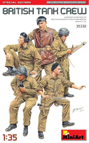 Miniart 35332 - 1:35 British Tank Crew. Special Edition - Neu