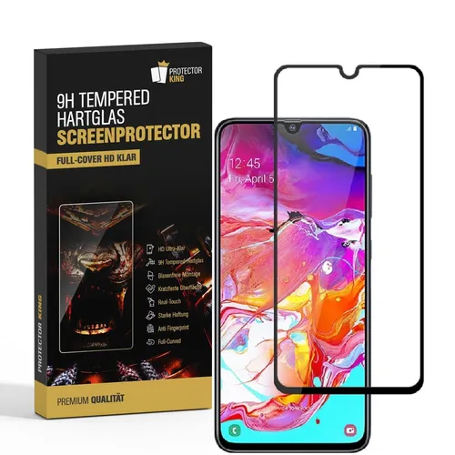 2x 9H Panzerfolie für Samsung Galaxy A40 FULL COVER Hartglas Schutzglas HD KLAR