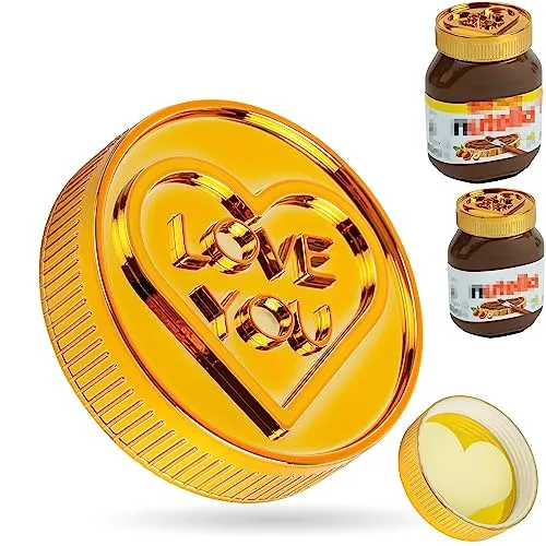 LOVE YOU Geschenkdeckel passend für Nutella Glas ab 600g Geburtstagsgeschenk