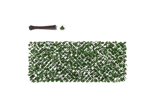 Sekey Efeu Sichtschutz mit Kabelbinder, 100x200 cm - Gartensichtschutz aus natürlichen PE-Materialien, bietet effektiven Sichtschutz und dekorative Gestaltung für Balkon und Garten, einfach ohne Bohren zu montieren.