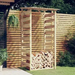 vidaXL Kiefernholz Pergola mit Dach - Rosenbögen aus imprägniertem Kiefernholz, korrosionsbeständig und langlebig, ideal als dekorativer Unterstand für Ihren Garten.