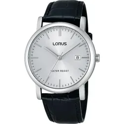 LORUS Mechanische Uhr Klassik Herrenarmbanduhr - Herrenuhren mit analoger Anzeige, wasserdicht bis 30m und elegantem Design in Silber und Schwarz - perfekt für jeden Anlass.