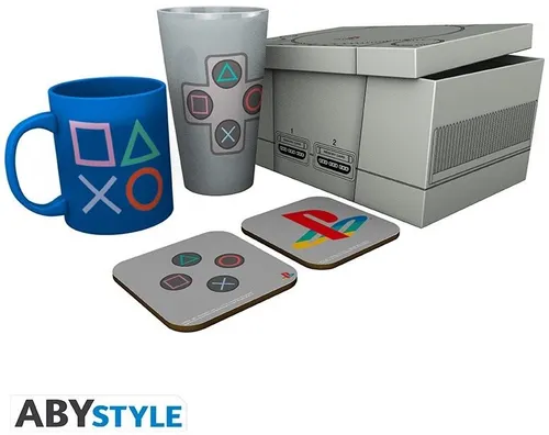 PlayStation Classic Tasse mit Untersetzern von GB eye