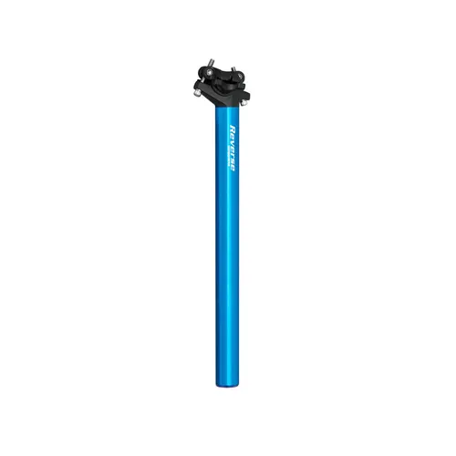 Reverse Comp Fahrrad Sattelstütze 27.2mm 350mm blau in blau von Reverse
