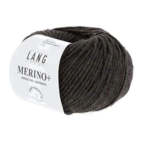 Merino + 0368 dunkelbraun melange