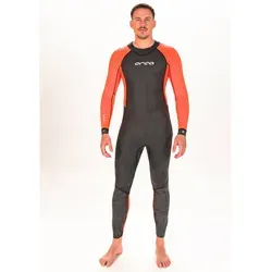 ORCA Vitalis Openwater Hi Vis Neoprenanzug Herren schwarz/orange