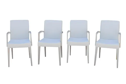 Moderne Esszimmerstühle mit Armlehnen – 4er Set