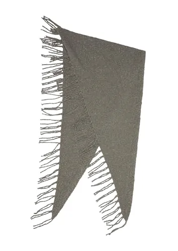 s.Oliver Bouclé-Tuch mit Fransen in braun von s.Oliver