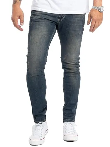 Rock Creek Designer Herren Jeanshose Slim Fit - Blue Vintage W38 L36 - Hochwertige Rock Creek Herren Jeans in Slim Fit mit angenehmem Elasthan-Anteil für besten Tragekomfort. Ideal für den Alltag, im modernen Stone Washed Design.