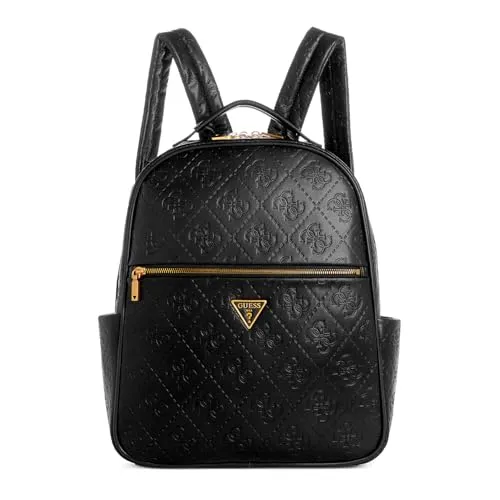 Guess Damenrucksack Power Play Tech Backpack mit Logo in schwarz von GUESS