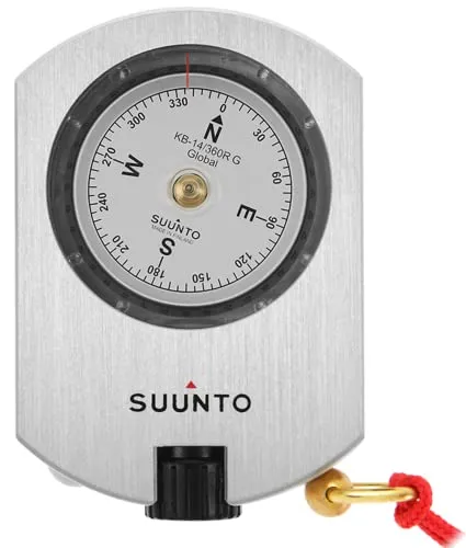 Suunto KB-14 360-Grad Global Präzisionskompass - Kompasse mit 360-Grad Sichtfeld, ideal für präzise Navigation in der Natur oder beim Outdoor-Abenteuer.
