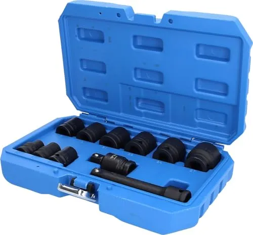 Brilliant Tools BT022645 1/2'' Kraft-Stecknuss-Satz, 11-tlg - Werkzeug-Sets, langlebige Sechskant-Stecknüsse für vielseitige Anwendungen und hohe Belastbarkeit.