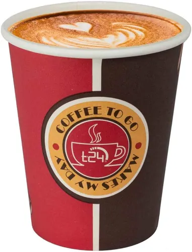 Kaffeebecher 100 ml Espressobecher Pappbecher Coffee to go Pappbecher