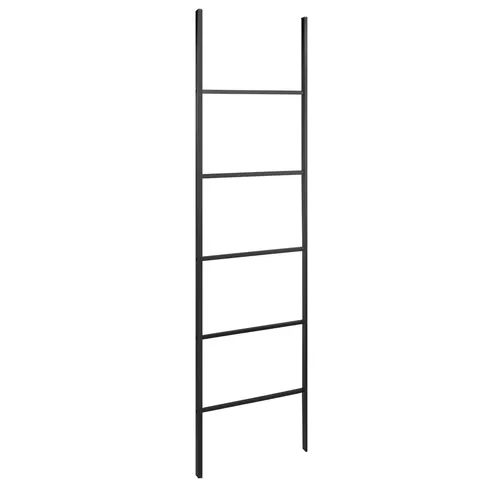 Sendez Handtuchleiter mit 5 Ebenen - Handtuchständer und Kleiderständer - Praktischer Handtuchhalter aus robustem Metall für optimale Luftzirkulation. Ideal für schnelles Trocknen von Handtüchern, einfache Montage ohne Bohren.