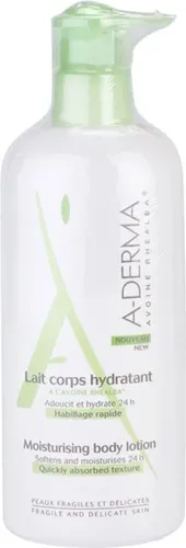 A-Derma Milch Soin Originele Lait Corps Hydratant - Bodylotion mit Junghafer-Extrakt, feuchtigkeitsspendend und ideal für hochsensible Haut. Entzündungshemmend und hochverträglich für tägliche Pflege.