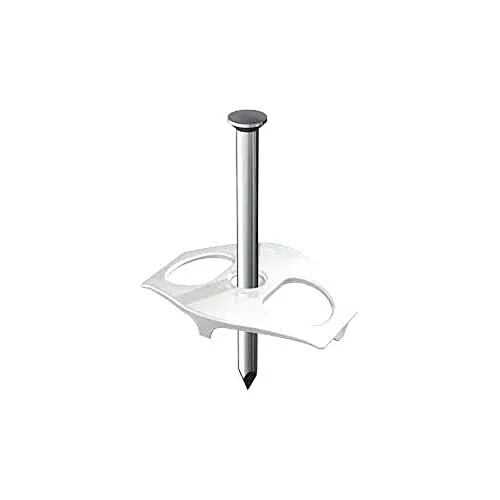 OBO Bettermann® Nagel-Fix 3,5x60 mm | 100 Stück | Nagelscheibe mit Montagenagel | Kabelbefestigung