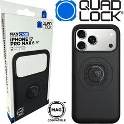 QUAD LOCK MAG Case für iPhone 17 Pro Max – Robuste Handyhülle mit schneller Befestigung - Die Quad Lock MAGTM Case für iPhone 17 Pro Max bietet sicheren Schutz und schnelle Befestigung durch integrierte MAG-Technologie. Ideal für den täglichen Einsatz mit schlankem Design und kabellosem Laden.