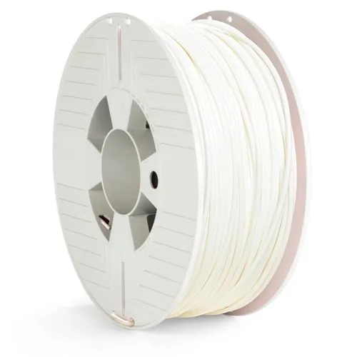 Verbatim PLA 3D Filament - Weiß, 1kg - Filament für 3D Drucker, umweltfreundliches PLA-Material für präzise Drucke und hohe Detailgenauigkeit.