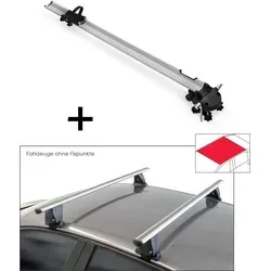 Fahrradträger Bike Pro + Dachträger VDP Delta für Fiat 500 X (5 Türer)