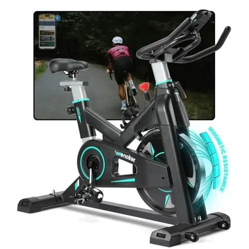 WENOKER Heimtrainer 2026 – Magnetwiderstand Stationäres Fahrrad für Zuhause