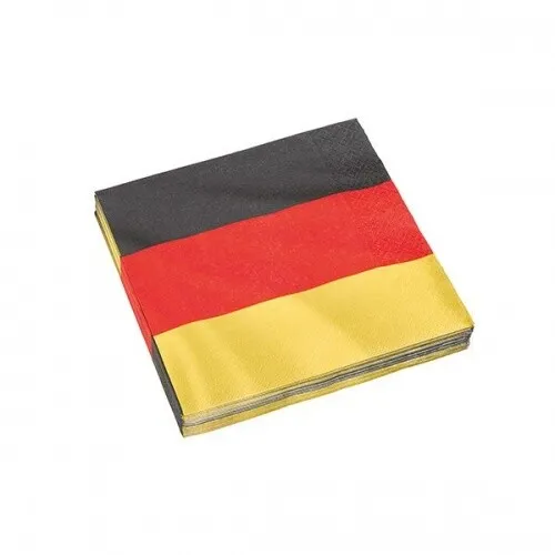 Servietten Fussball, 33cm, 20 Stück