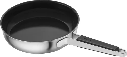 Zwilling Bratpfanne Pure 24 cm - Edelstahlpfanne mit CERAFORCE® Black Keramik-Antihaftbeschichtung, schnitt- und kratzfest, ideal für gesundes Kochen ohne Anhaften.