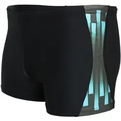 Aquarti Badehose Aquarti Herren Badehose Kurz Sportlich Streifen blau|schwarz 3XL