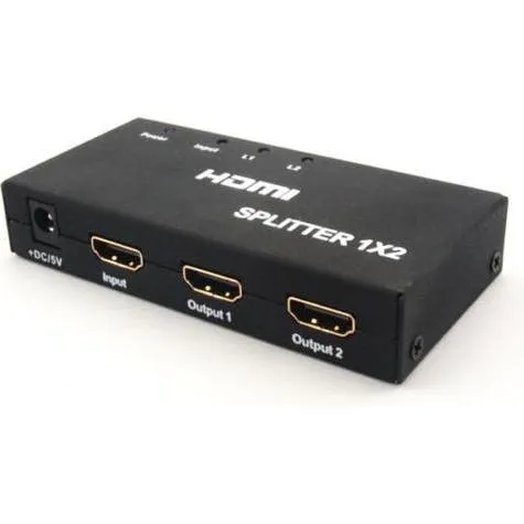 PremiumCord HDMI splitter 1-2 port, 3D, FULL HD (KHSPLIT2B)