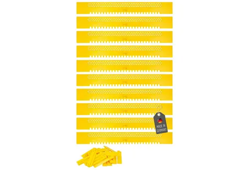 Lantelme Insektenhotel Bienenstock Fluglochverkleinerer - Insektenhotels für Bienen, schützt vor Fremdtieren und sorgt für optimale Lüftung im Bienenkorb. Ideal für Imker, eigene Herstellung mit anpassbarem Schieber.