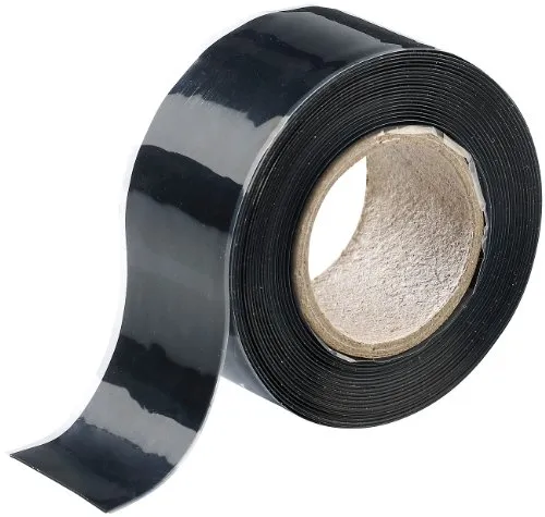AGT Dichtband: Selbstverschweißendes Abdichtband, 3 Meter, schwarz (Dichtband selbstklebend, Dichtungsband selbstklebend, wasserdichtes Klebeband zum abdichten)